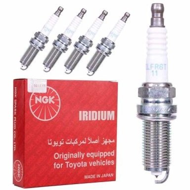 شمع NGK  (دست چهار تایی) بلند سوزني ايريديوم پلاتينيوم ليزر قرمز ژاپن اصلي ILFR6T11 92815